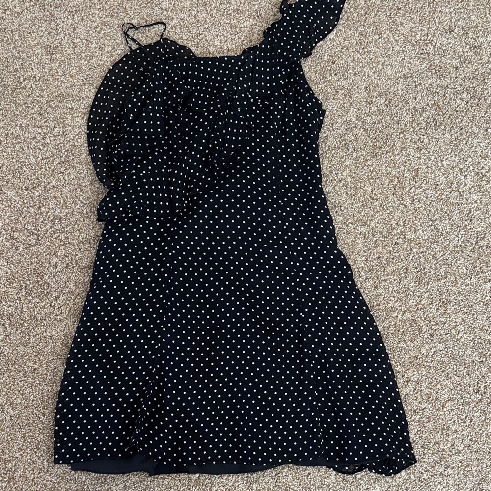 Bailey 44 Black and White Polka Dot Mini Dress